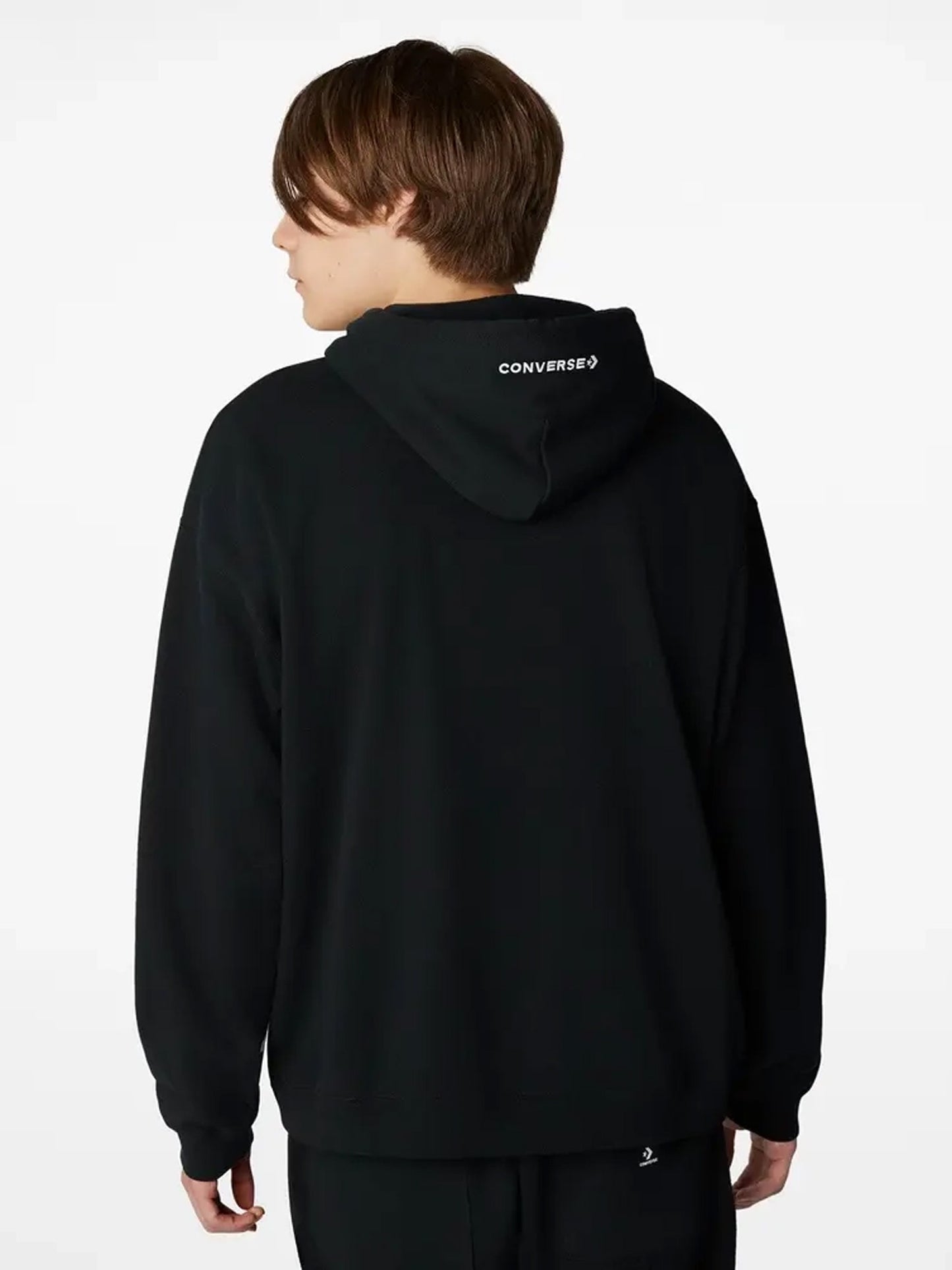 Converse Big Pocket Hoodie - Black