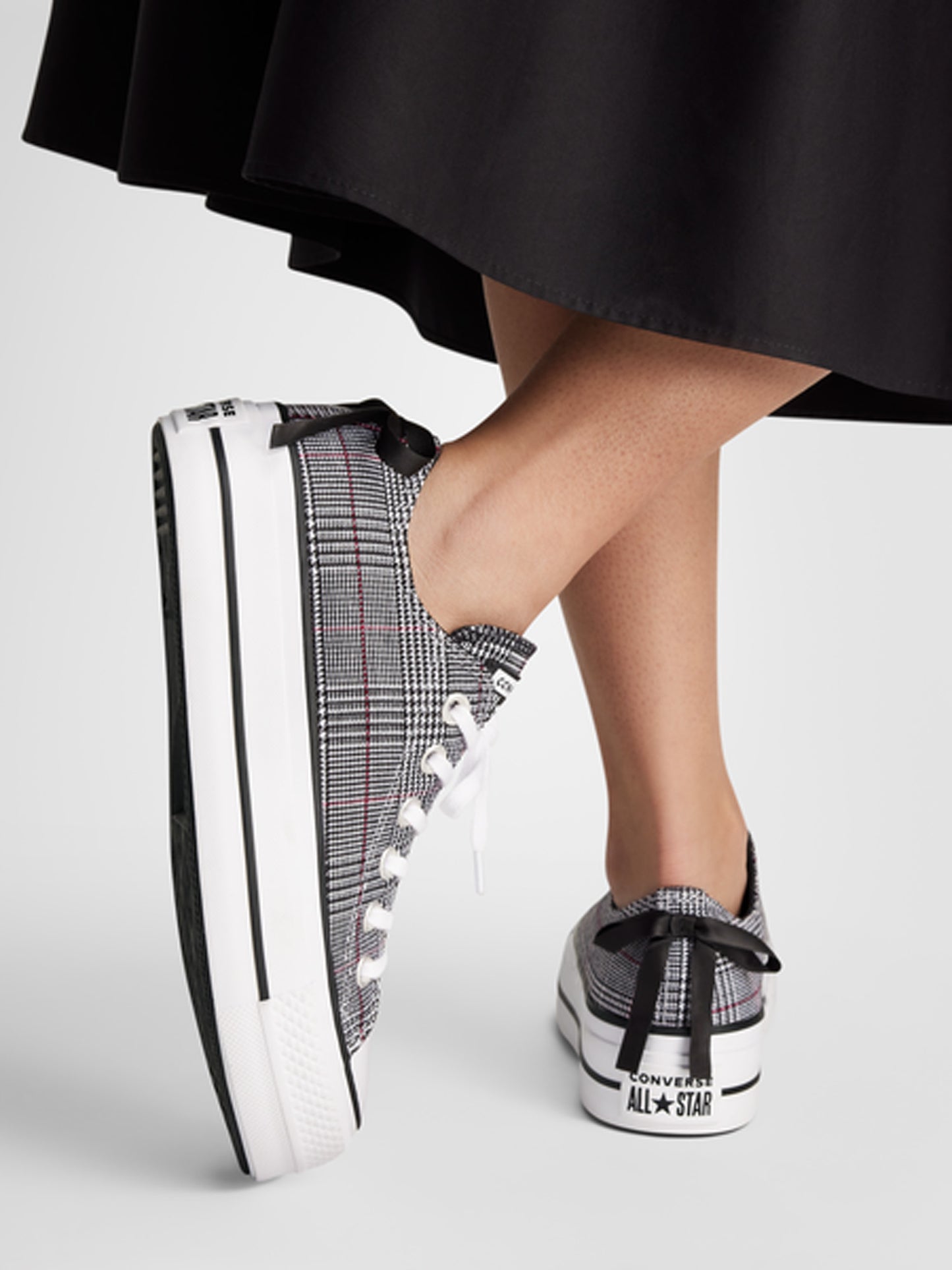 Converse Chuck Taylor AS Lift Plaid Sneakers