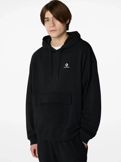 Converse Big Pocket Hoodie - Black