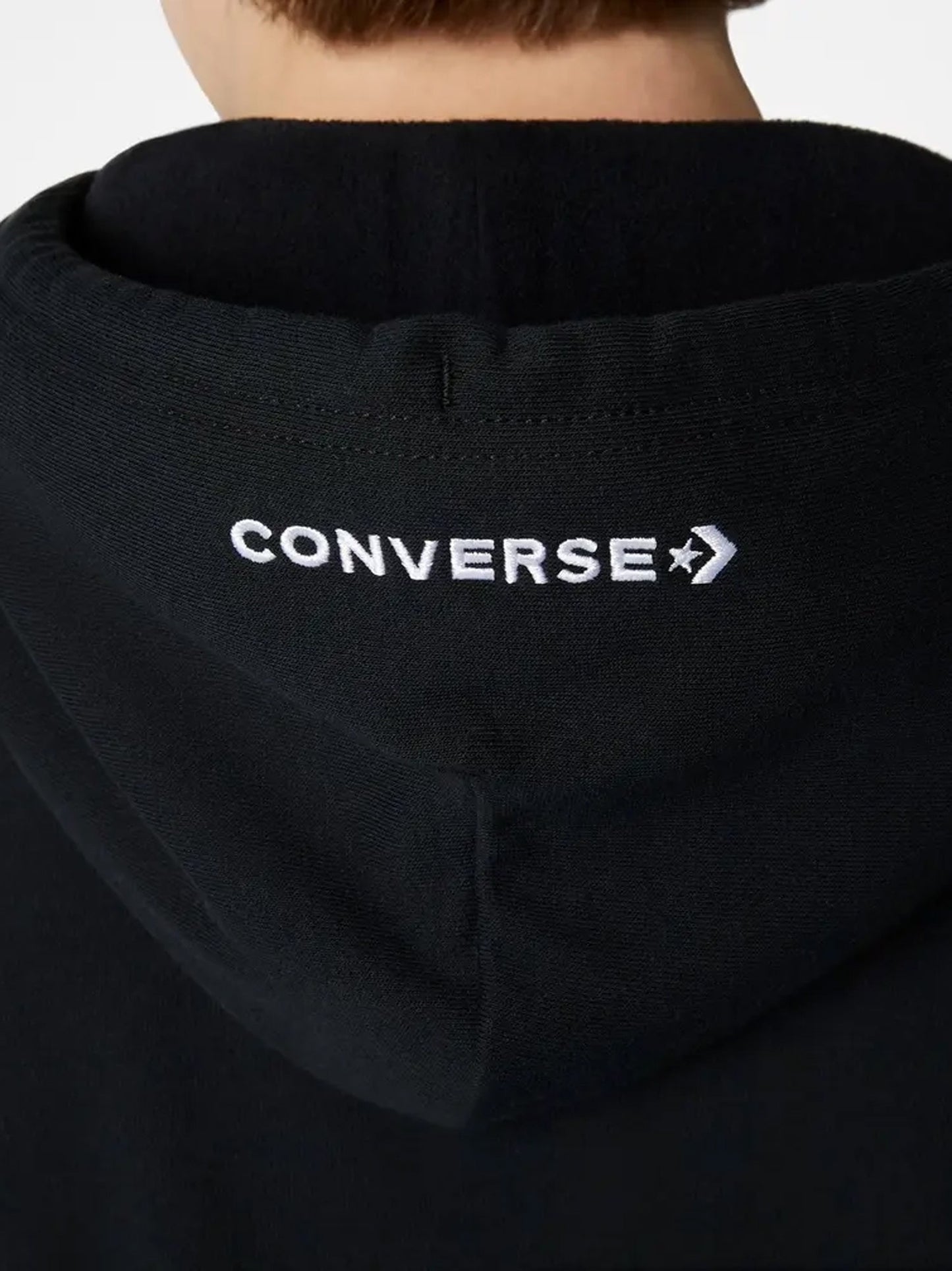 Converse Big Pocket Hoodie - Black