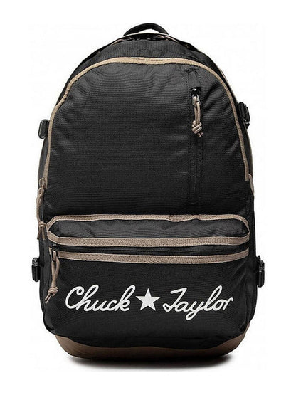 Converse Straight Edge Large Logo Backpack - Black