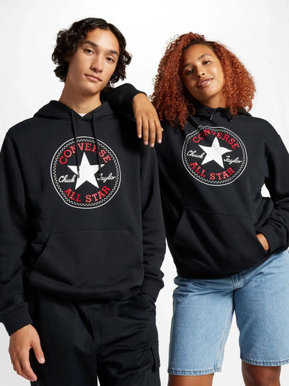 Converse Large Front Chuck Patch Tee - Black