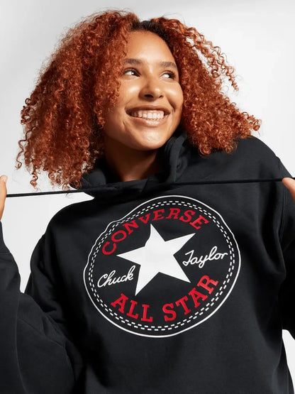 Converse Large Front Chuck Patch Tee - Black