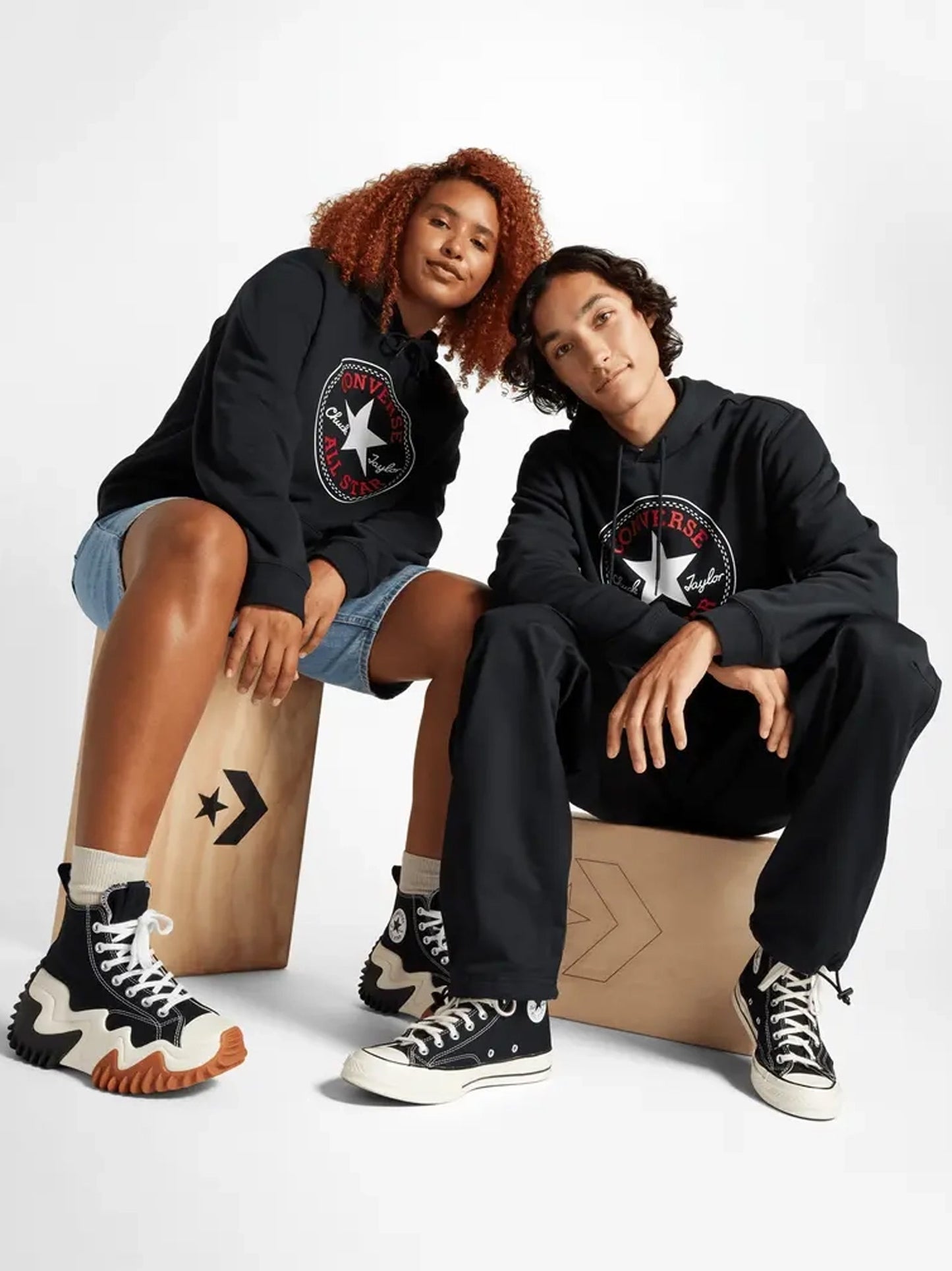 Converse Large Front Chuck Patch Tee - Black