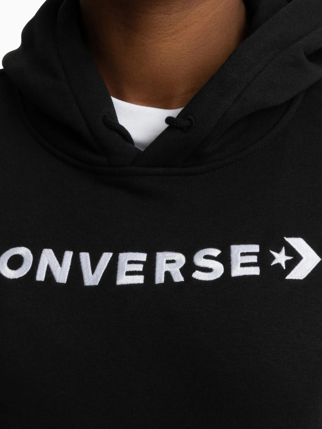 Converse Wordmark Fleece Hoodie - Black