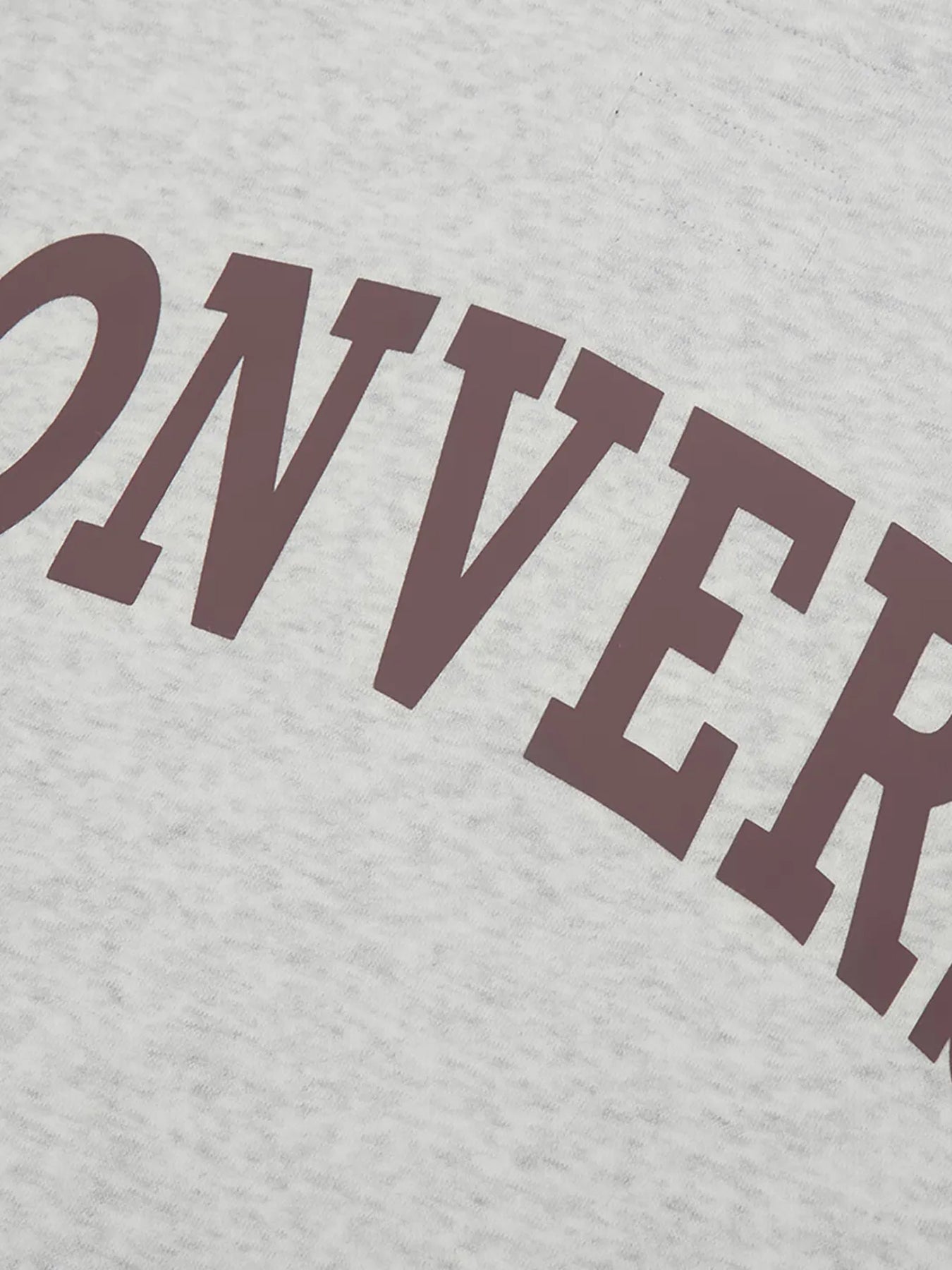 Converse Cropped Retro Chuck Full Zip Hoodie - Grey