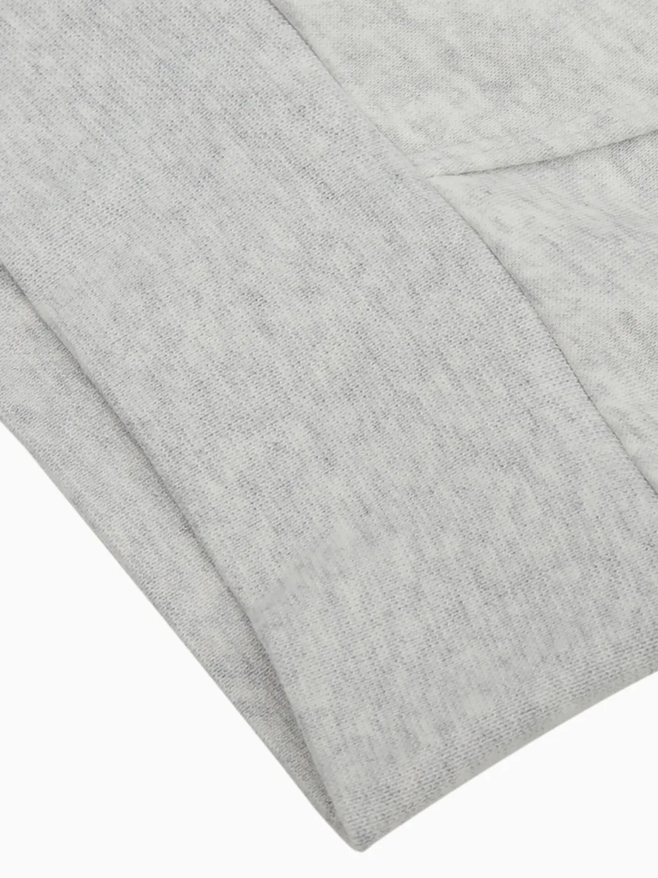 Converse Cropped Retro Chuck Full Zip Hoodie - Grey