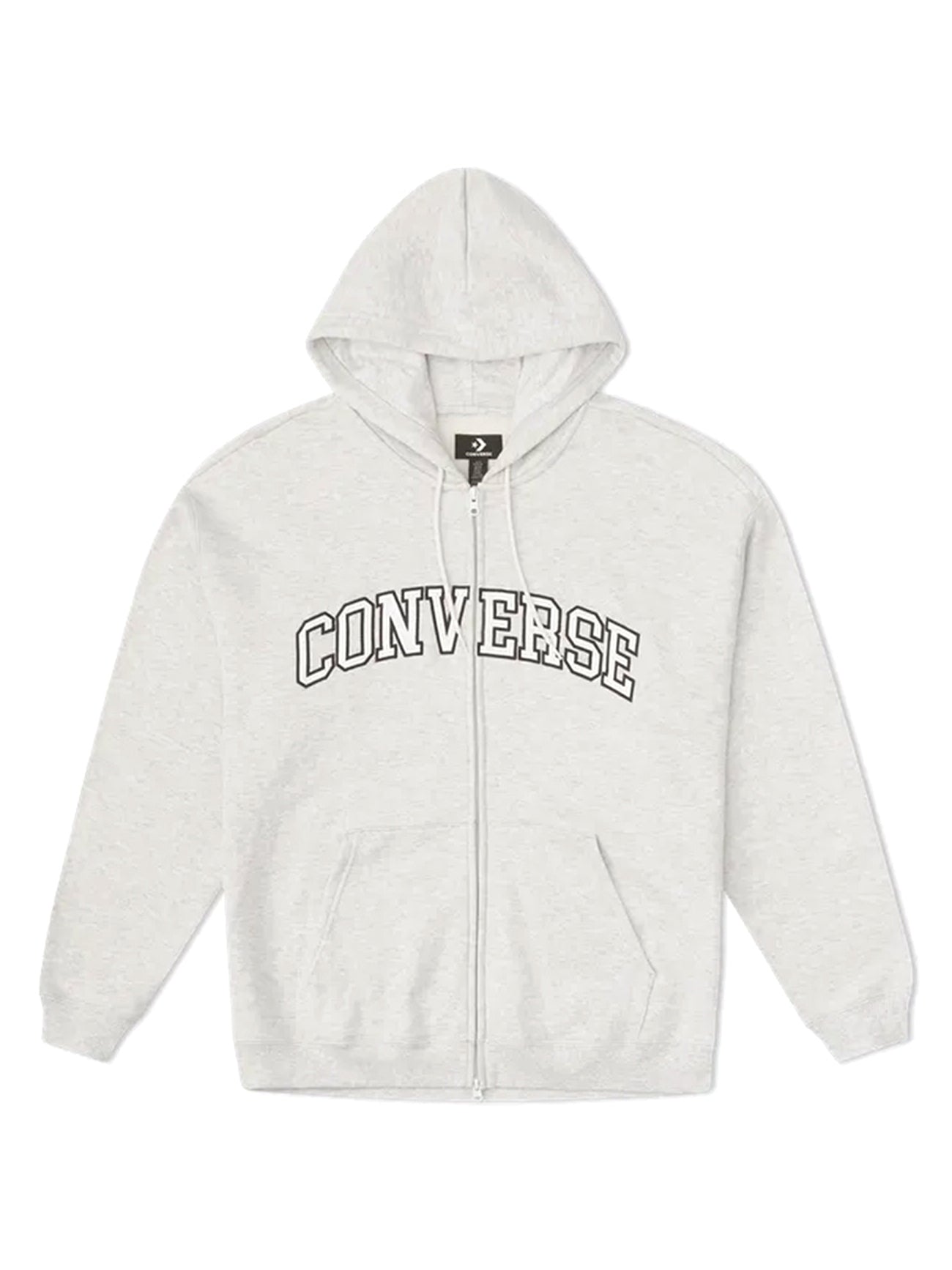 Converse Retro Chuck Full Zip Hoodie - Grey
