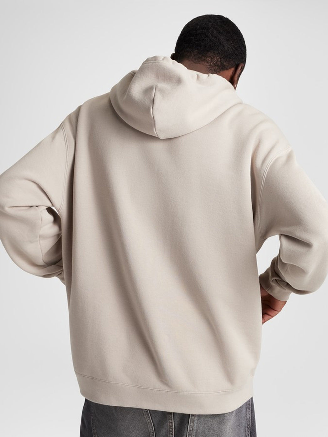 Converse Premium Loose-Fit Hoodie - Beige