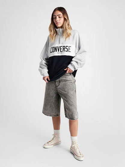 Converse Block Graphic Sweatshirt - Black