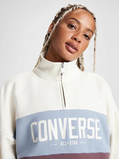 Converse Block Graphic Sweatshirt - Burgundy