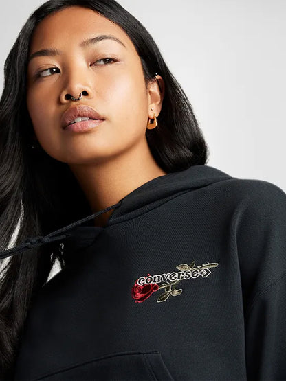 Converse TLMN V-Day Essentials Fleece Hoodie - Black