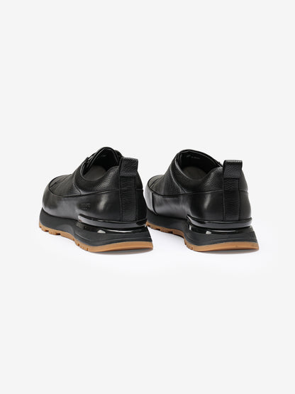 Leather Slip-On Sneakers