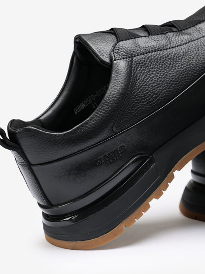 Leather Slip-On Sneakers