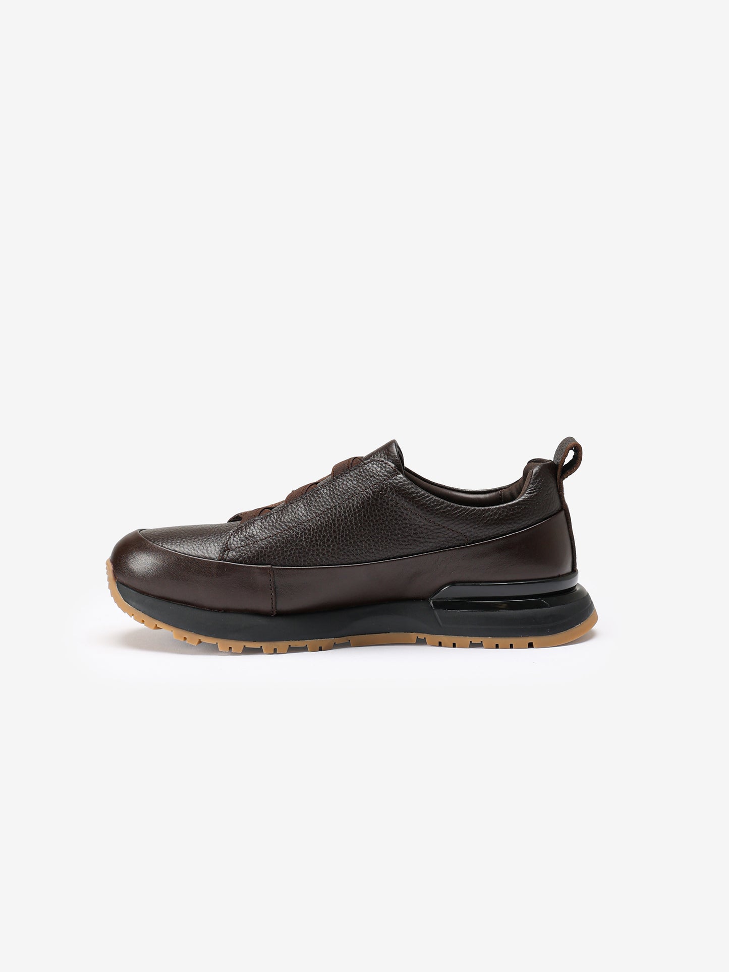 Leather Slip-On Sneakers