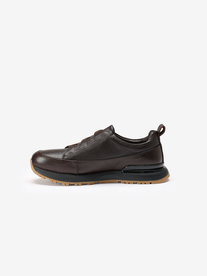 Leather Slip-On Sneakers