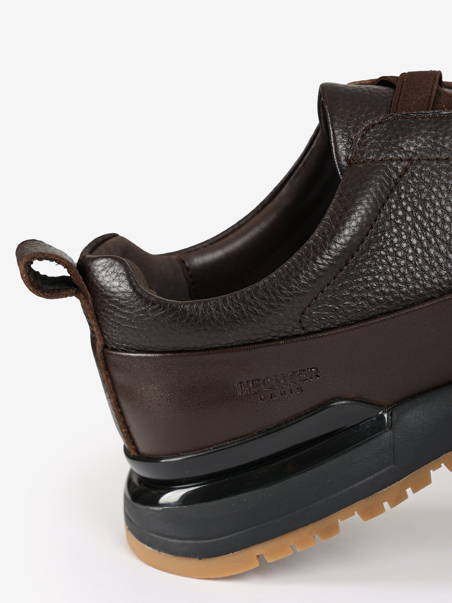 Leather Slip-On Sneakers