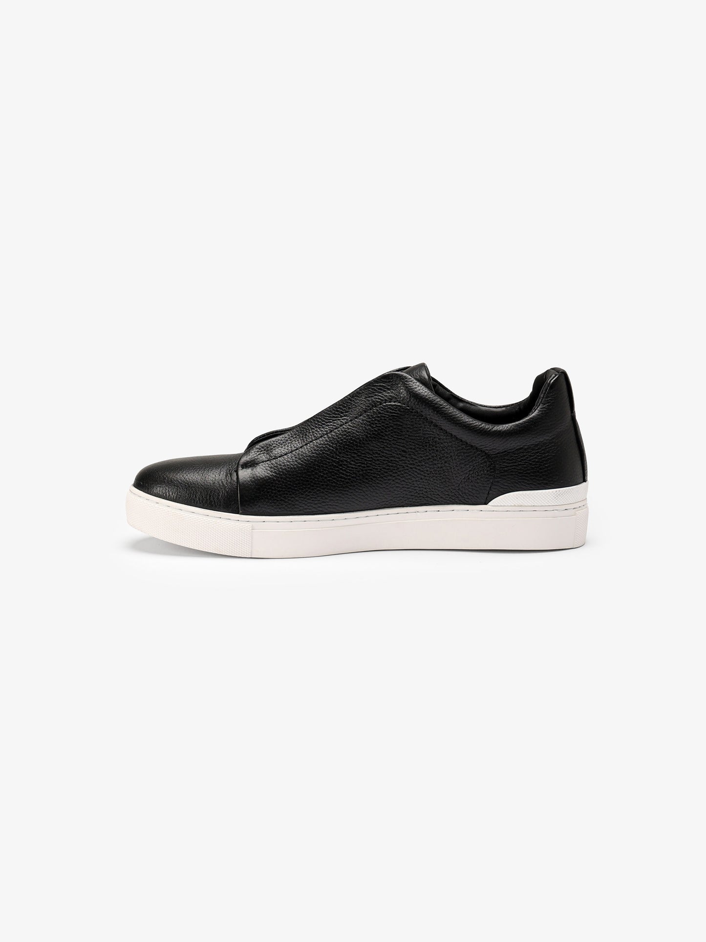 Leather Slip-On Sneakers