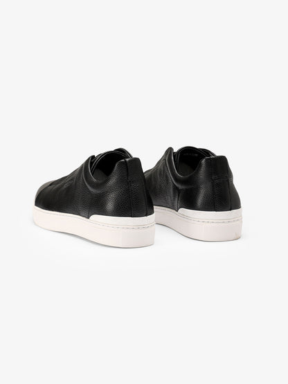 Leather Slip-On Sneakers