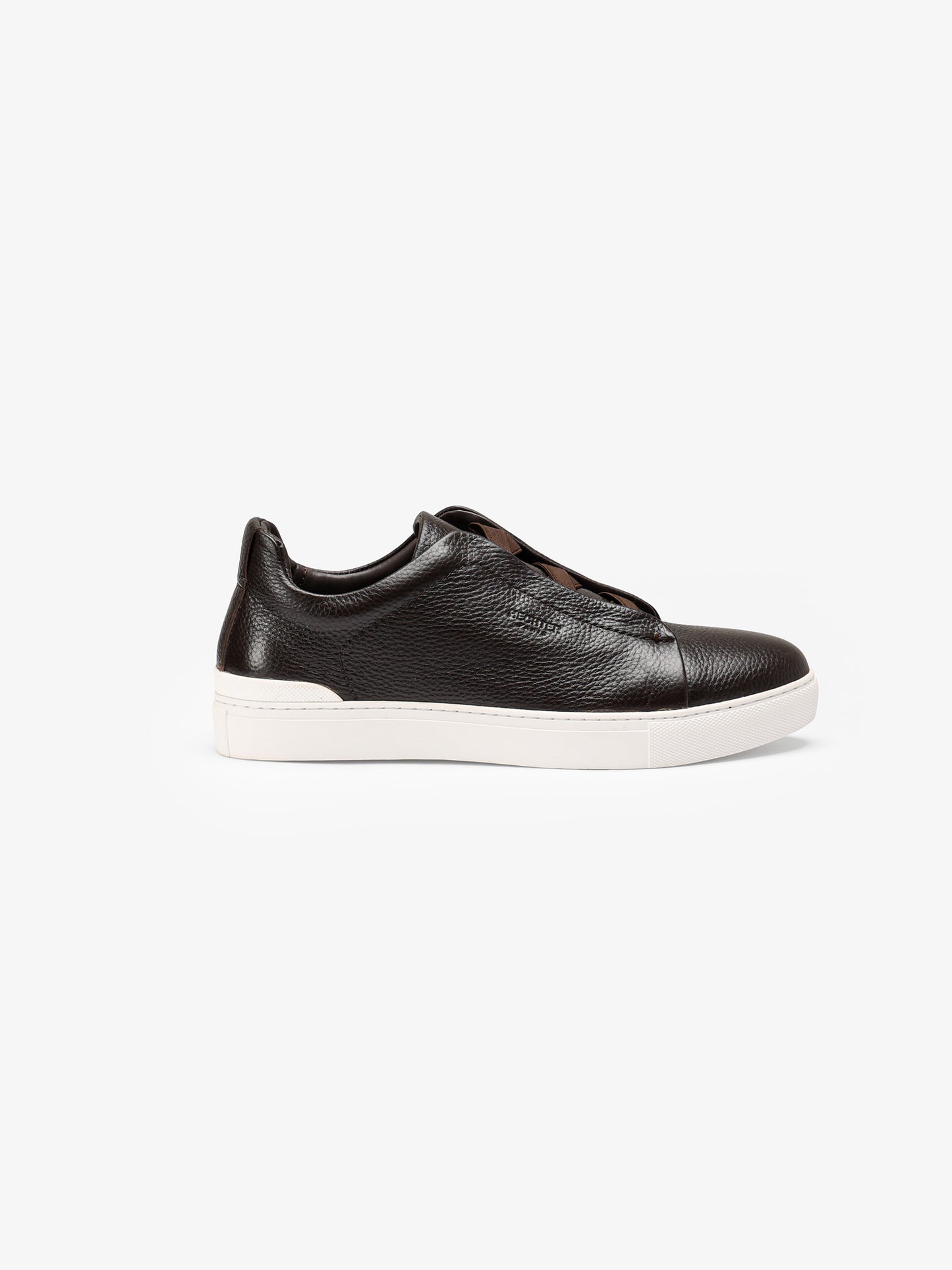 Leather Slip-On Sneakers
