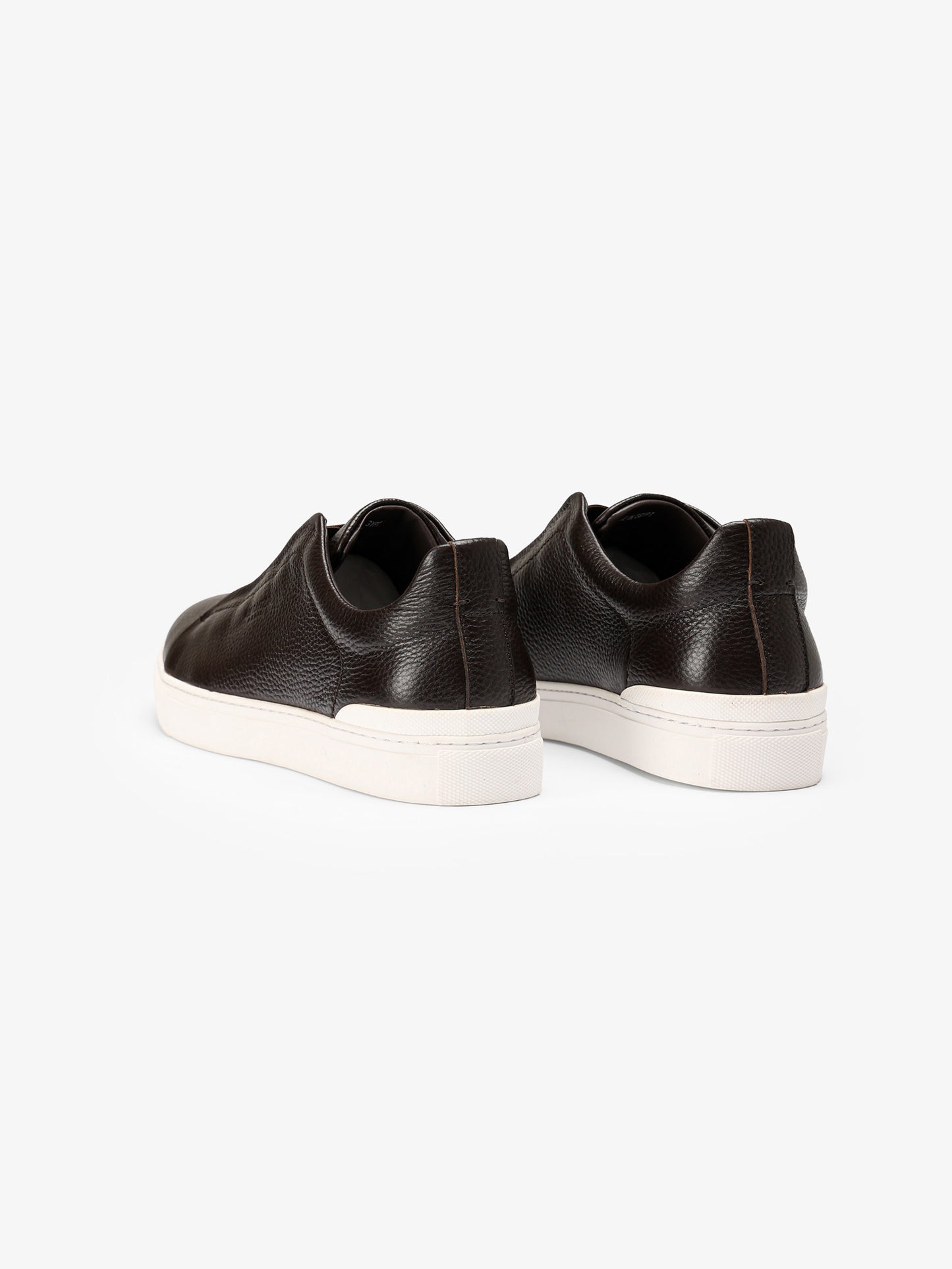 Leather Slip-On Sneakers