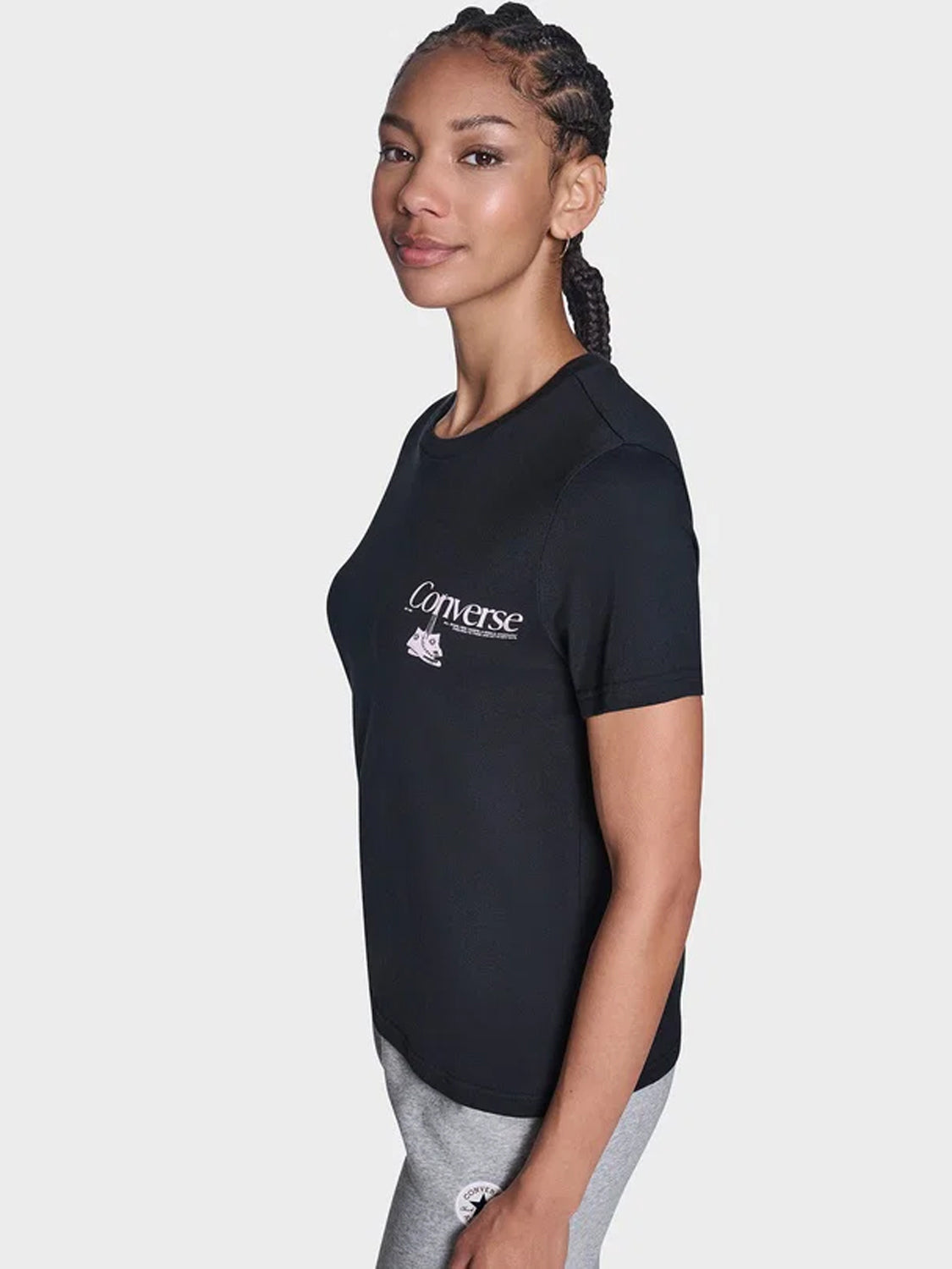 Back Printed Tee - Black