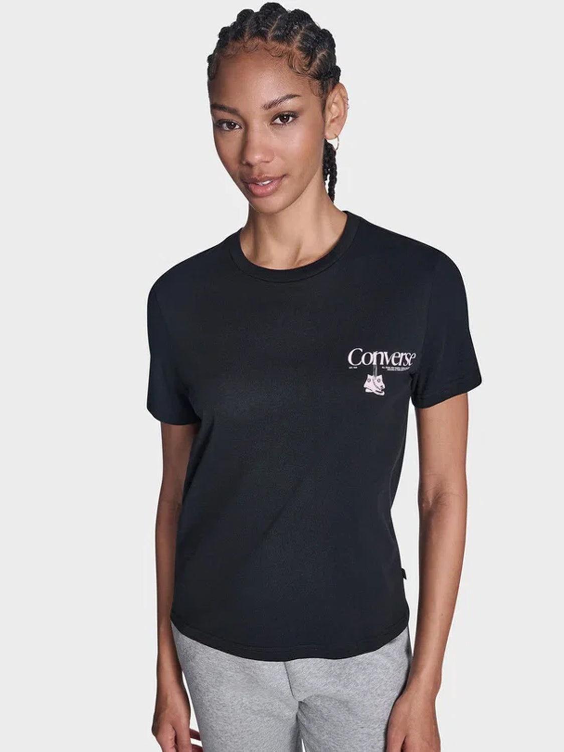Back Printed Tee - Black