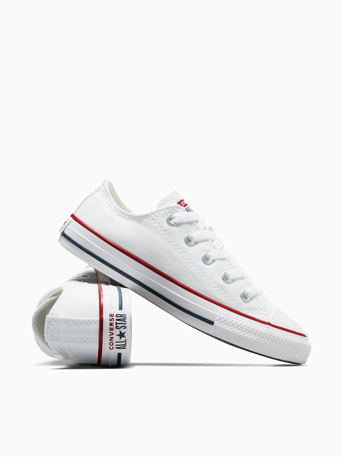 Converse Youth Chuck Taylor All Star OX Optical White Sneakers