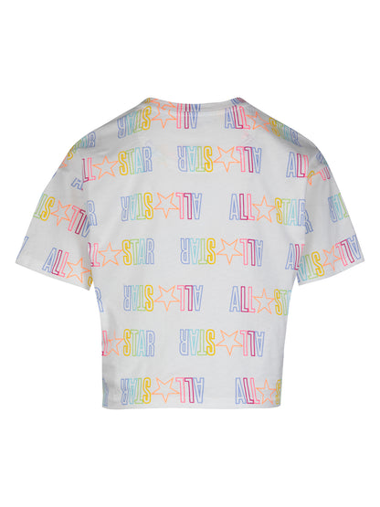 Converse All Star Printed Tie Front Top