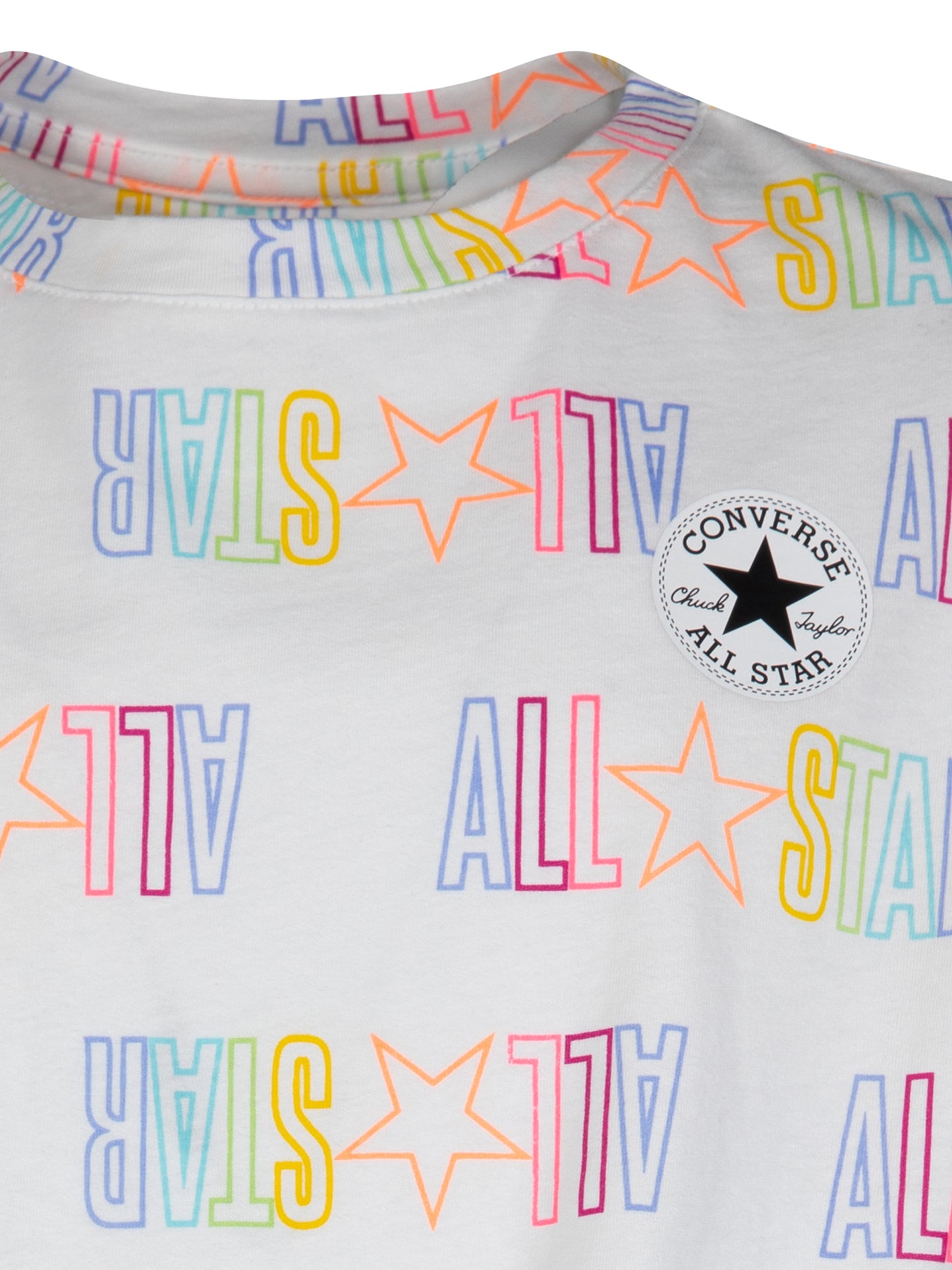 Converse All Star Printed Tie Front Top