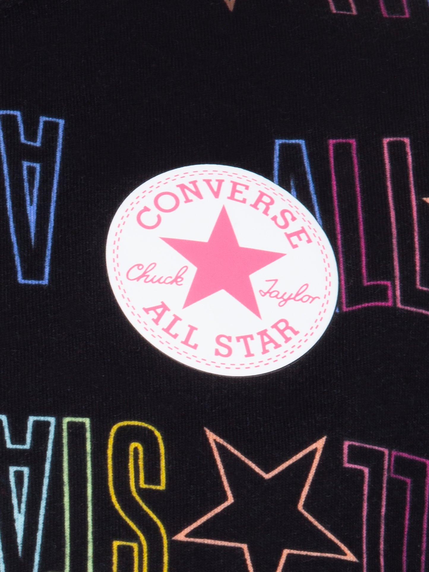 Converse All Star Printed Tie Front Top