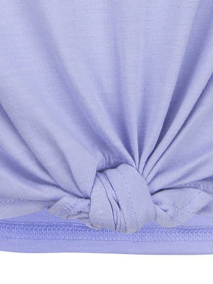 Converse Tie Front Glitter Chuck Patch T-Shirt