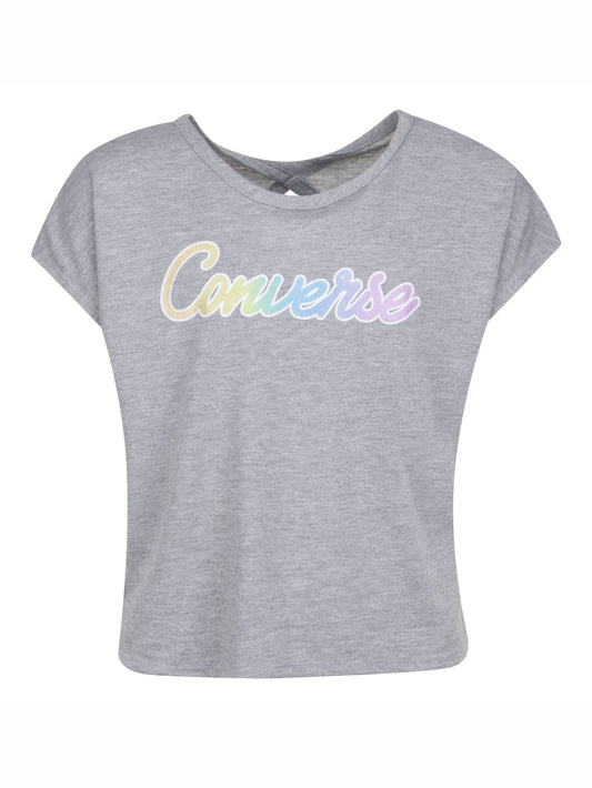 Converse CNVG Glitter Script Knit Top