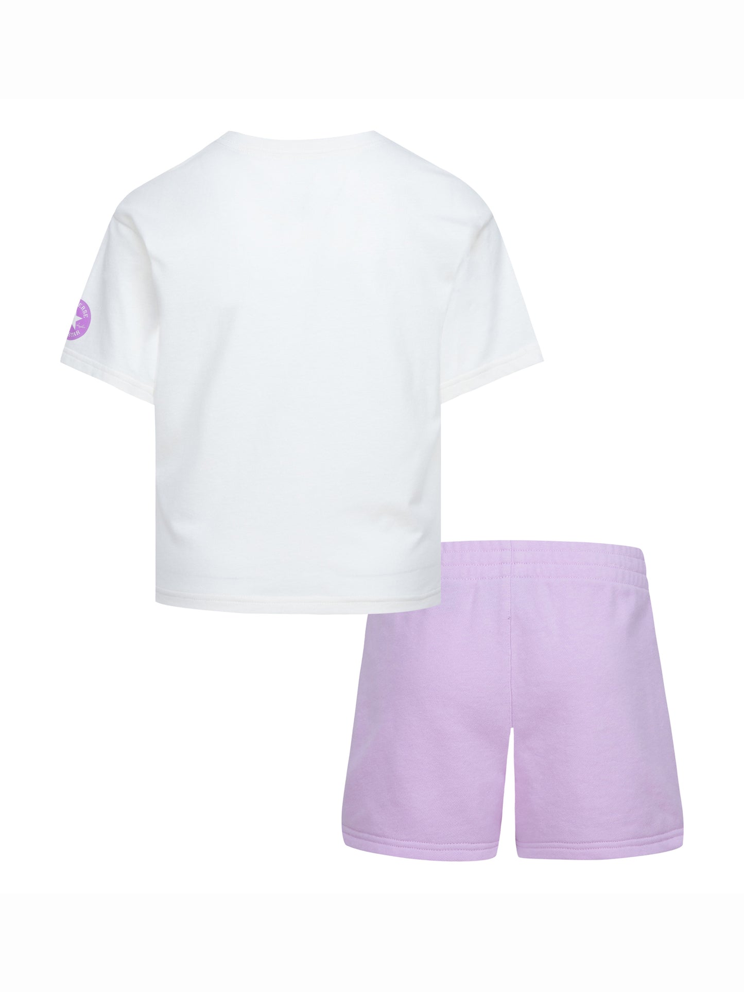 Converse CNVG Tie Front Tee and Short Set