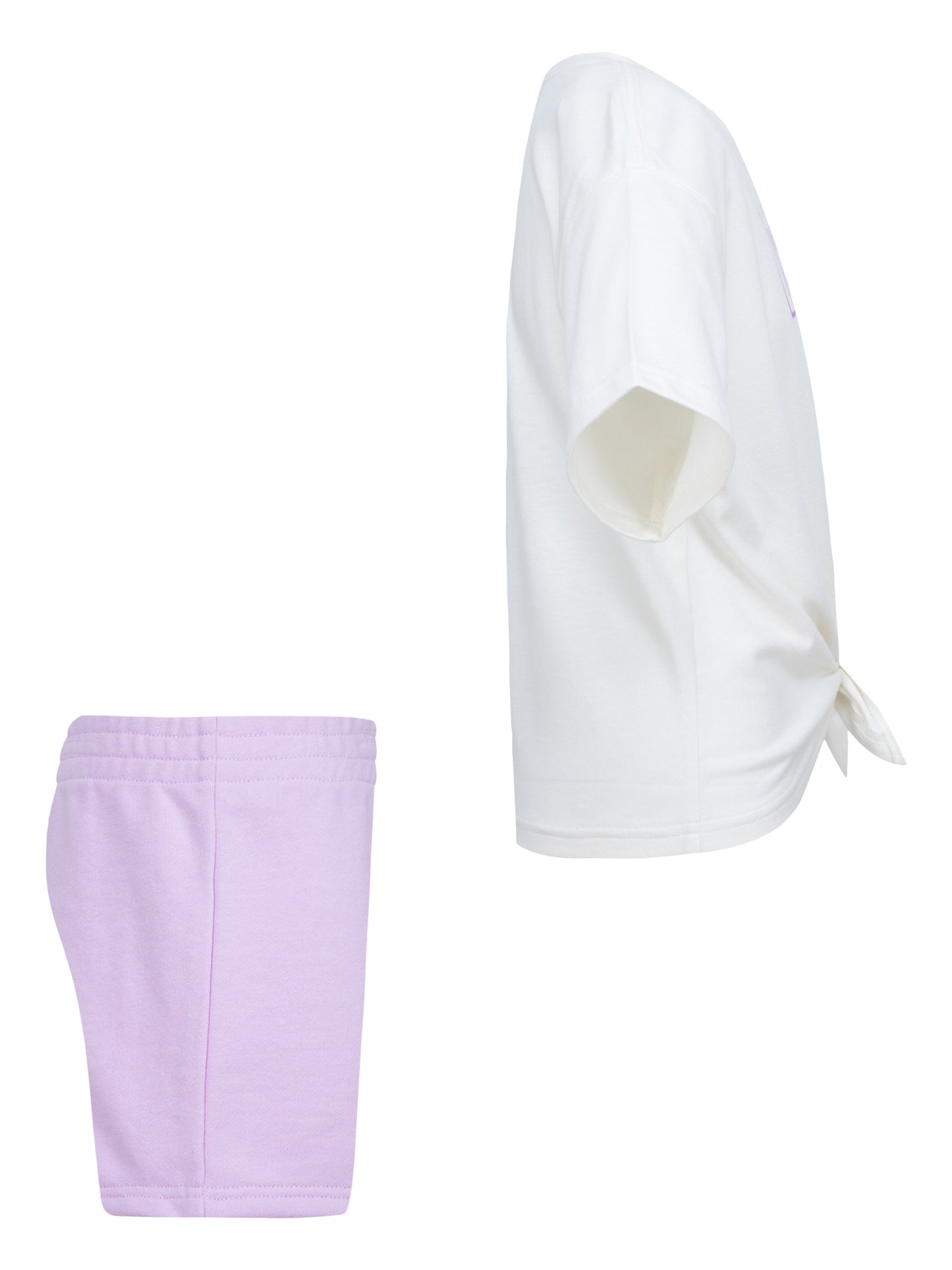 Converse CNVG Tie Front Tee and Short Set