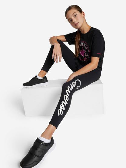 Legging With Metallic Ink