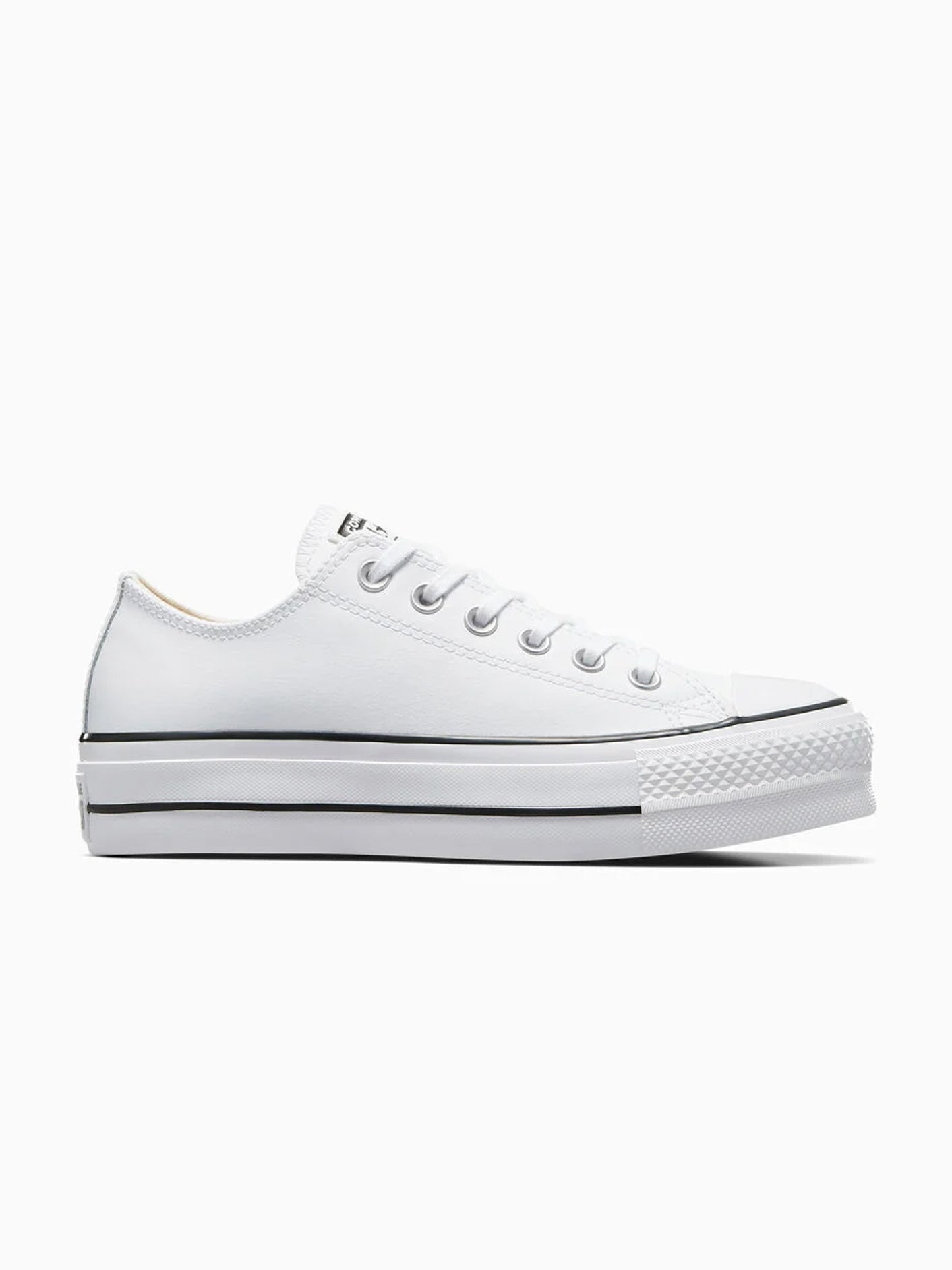 Converse W Basic Leather Platform White