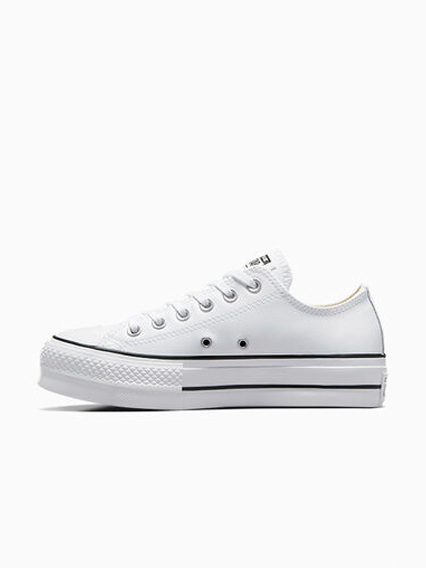Converse W Basic Leather Platform White