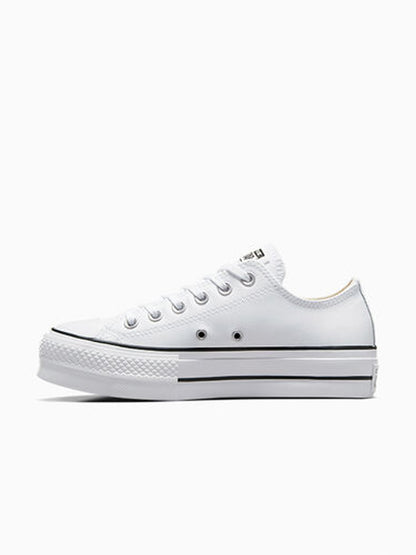 Converse W Basic Leather Platform White