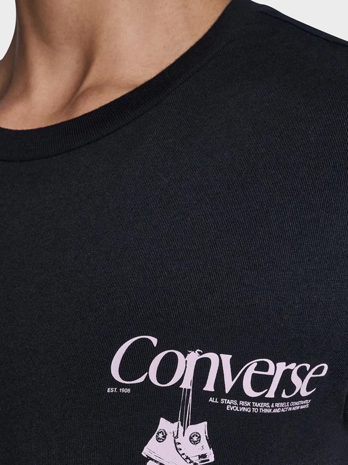 Back Printed Tee - Black