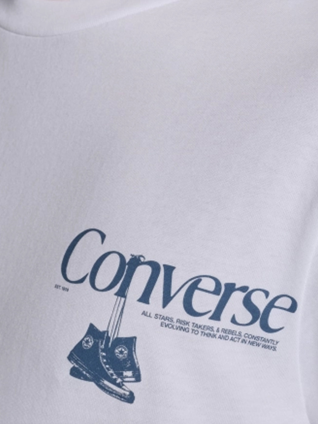 Back Printed Tee - White