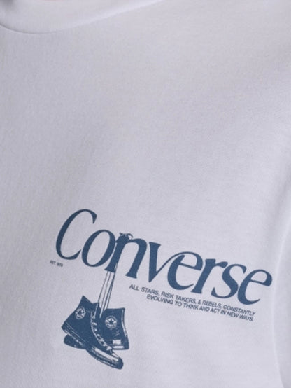 Back Printed Tee - White