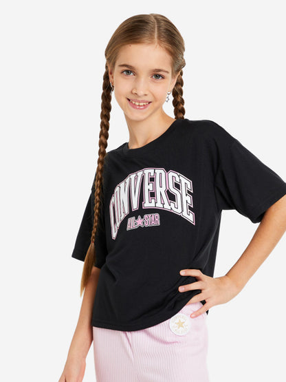 Converse Boxy Tee W Scrunc