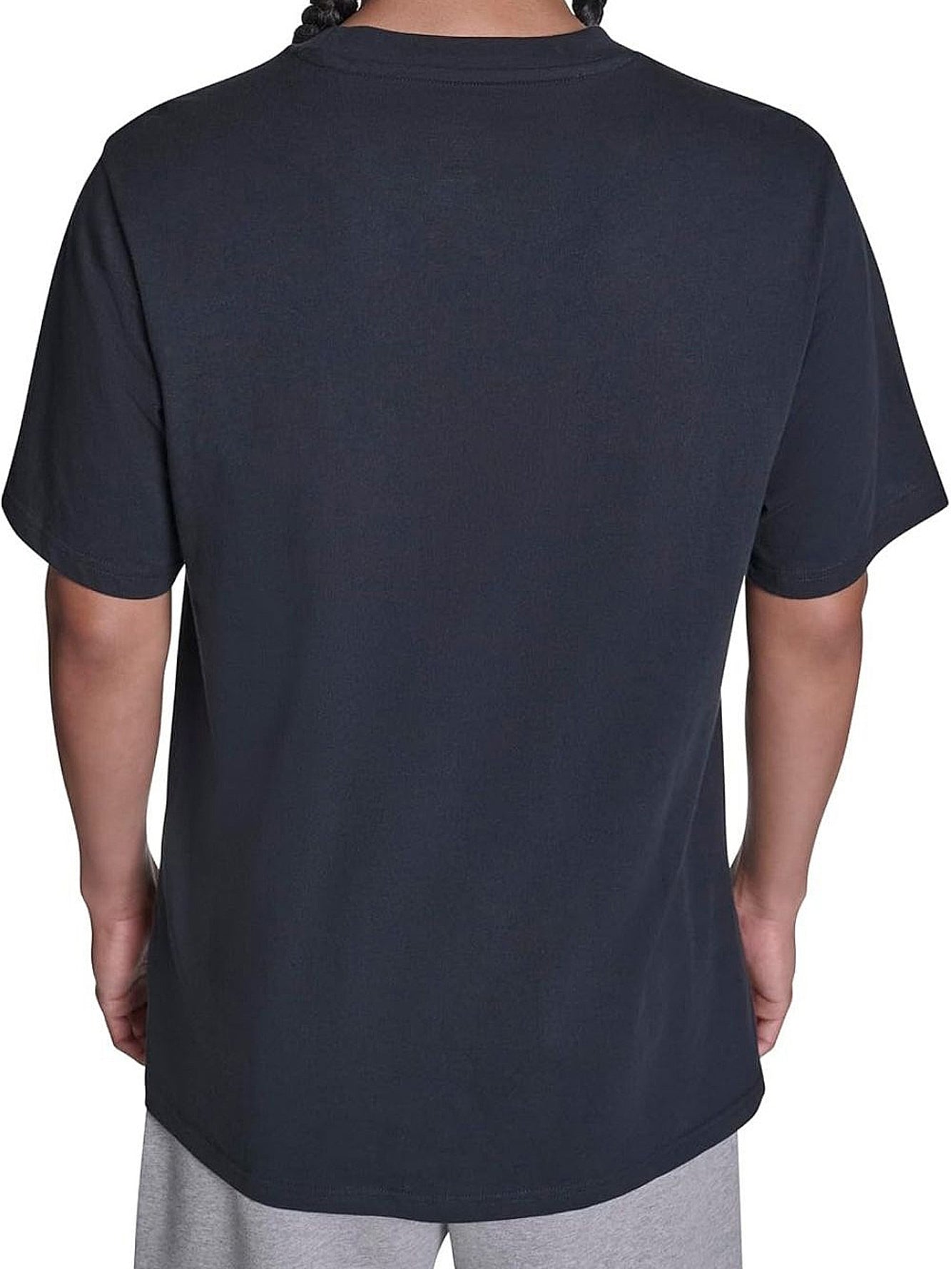 Front Printed Tee - Black