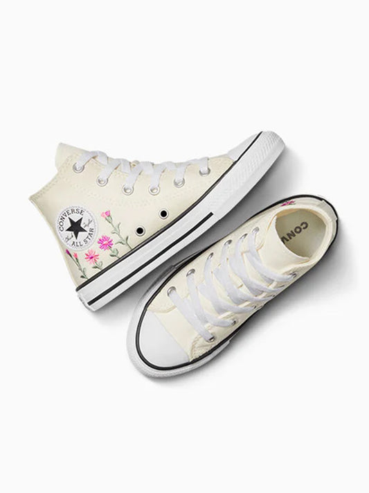 Chuck Taylor All Star High Top - Egret/Lt Jellyfish Jitter