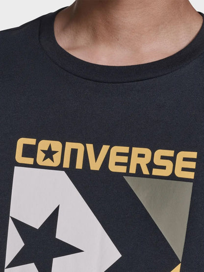 Front Printed Tee - Black