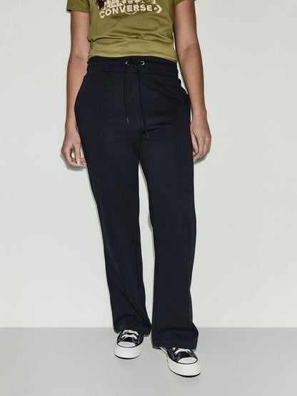 Converse Star Chev Open Hem Pant - Black