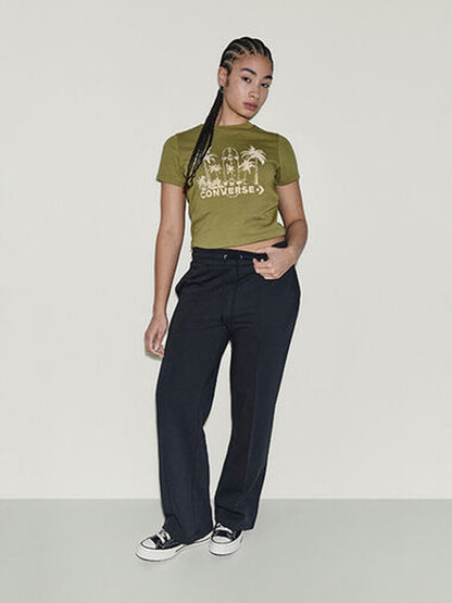 Converse Star Chev Open Hem Pant - Black