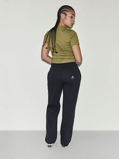 Converse Star Chev Open Hem Pant - Black