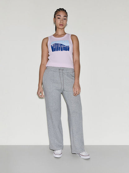 Converse Star Chev Open Hem Pant - Vintage Grey Heather